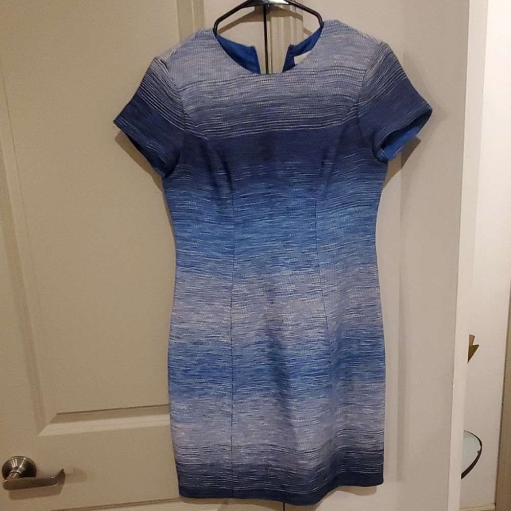 Shoshanna Blue Sheath Dress Size 0